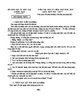 Đề kiểm tra học kỳ I môn Ngữ văn Lớp 7 - Năm học 2018-2019 - Sở giáo dục và đào tạo Quảng Nam (Có đáp án)